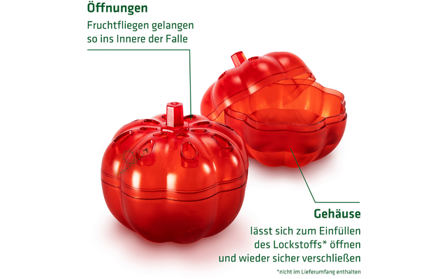 Gardigo Mini Fruchtfliegenfalle 2er Set