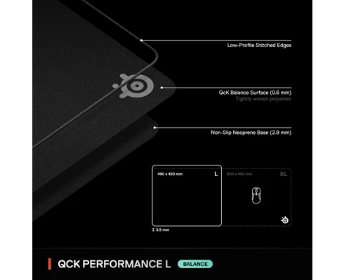 SteelSeries QcK Performance L  - Balance
