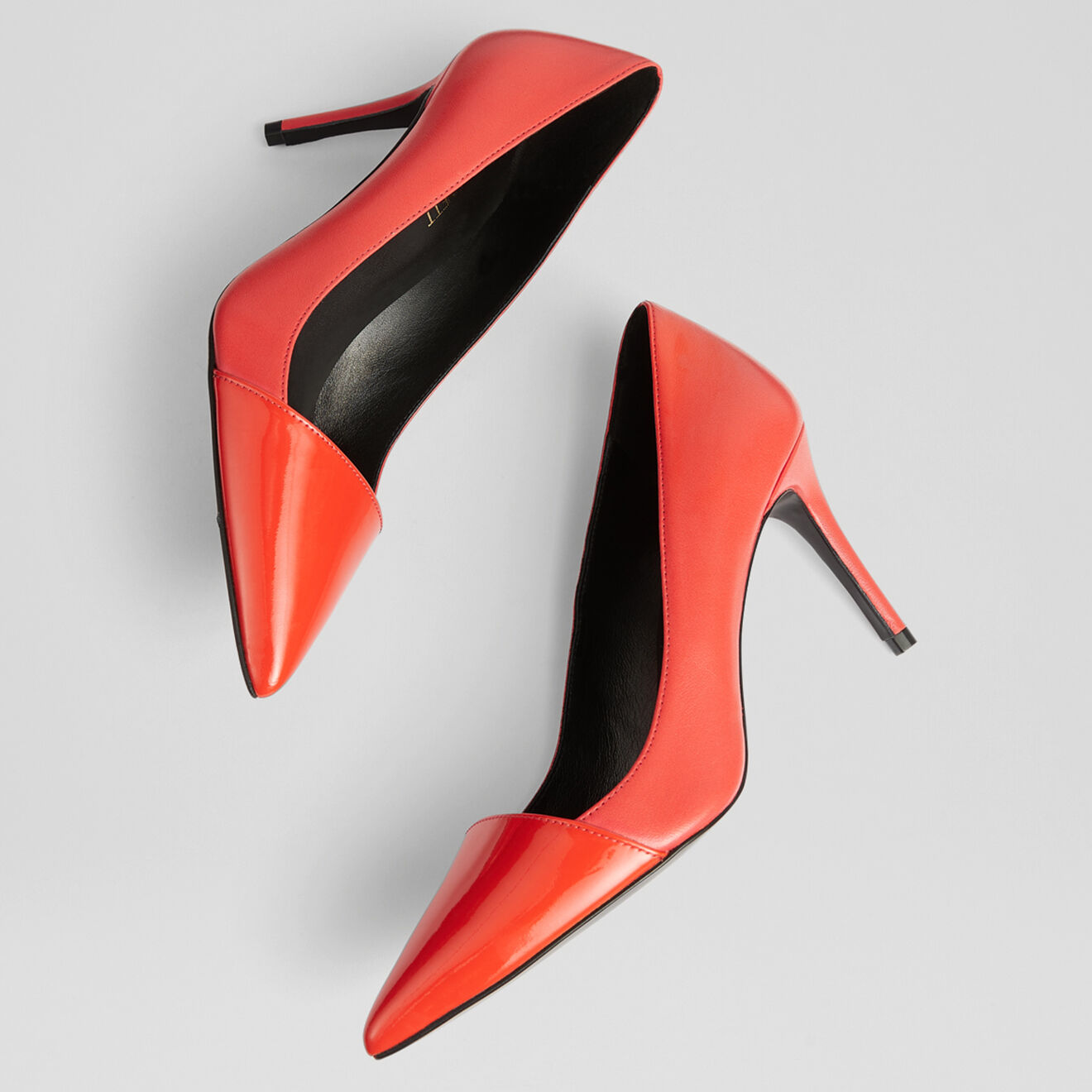 L.K. Bennett Escarpins en Cuir Emberlynn rouges - Talon 11 cm
