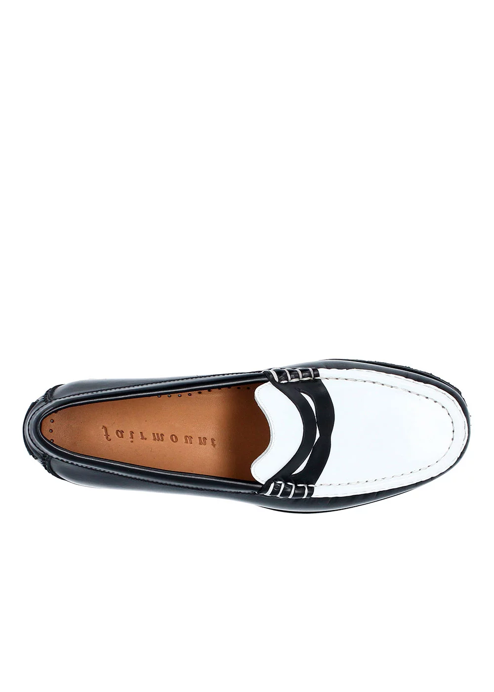 MOCASSIN LUG MOC BICOLORE NOIR & BLANC