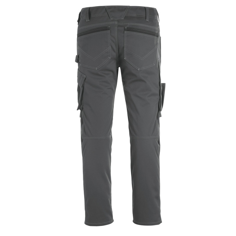 MASCOT® Mannheim broek met kniezakken 54R antraciet/ zwart