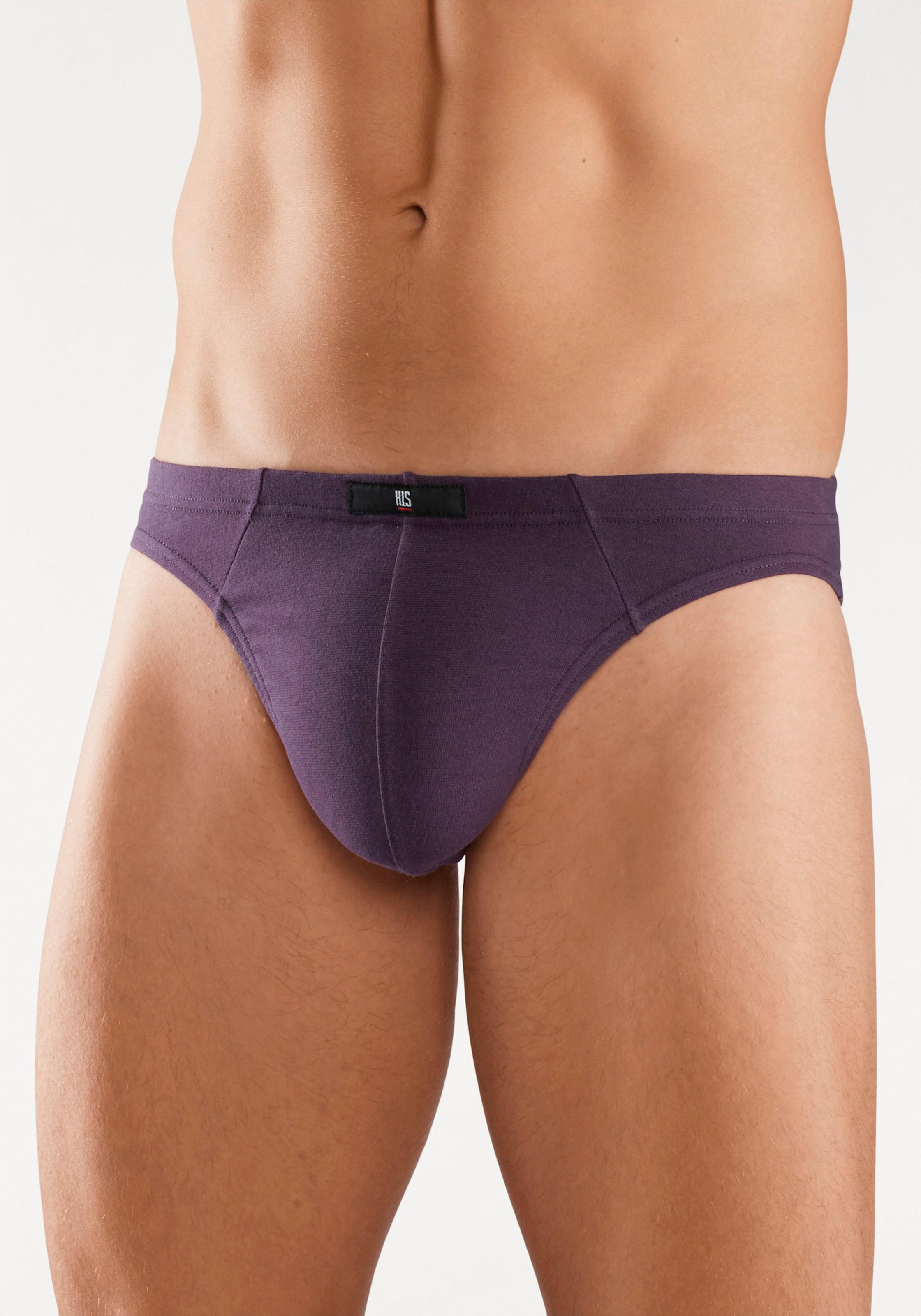 H.I.S Slip in weiß, grau-meliert, blau, blau-grün, aubergine, anthrazit, schwarz