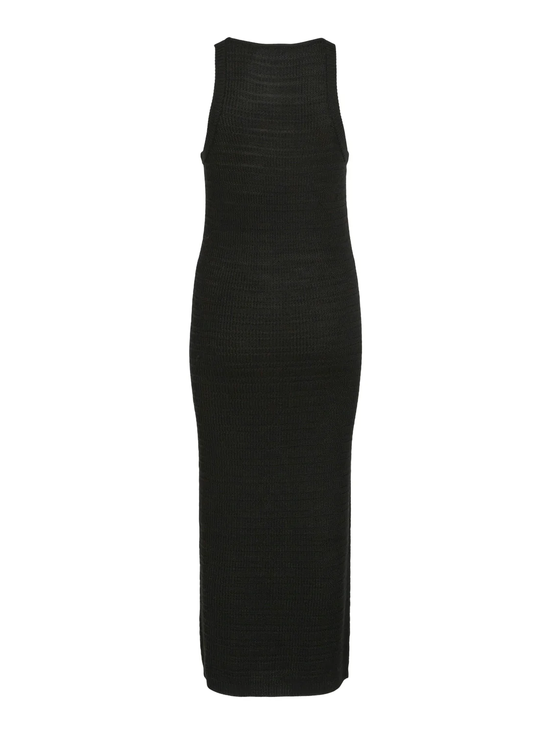 Vila  Vimargot Open O-Neck S/L strikkjole - sort