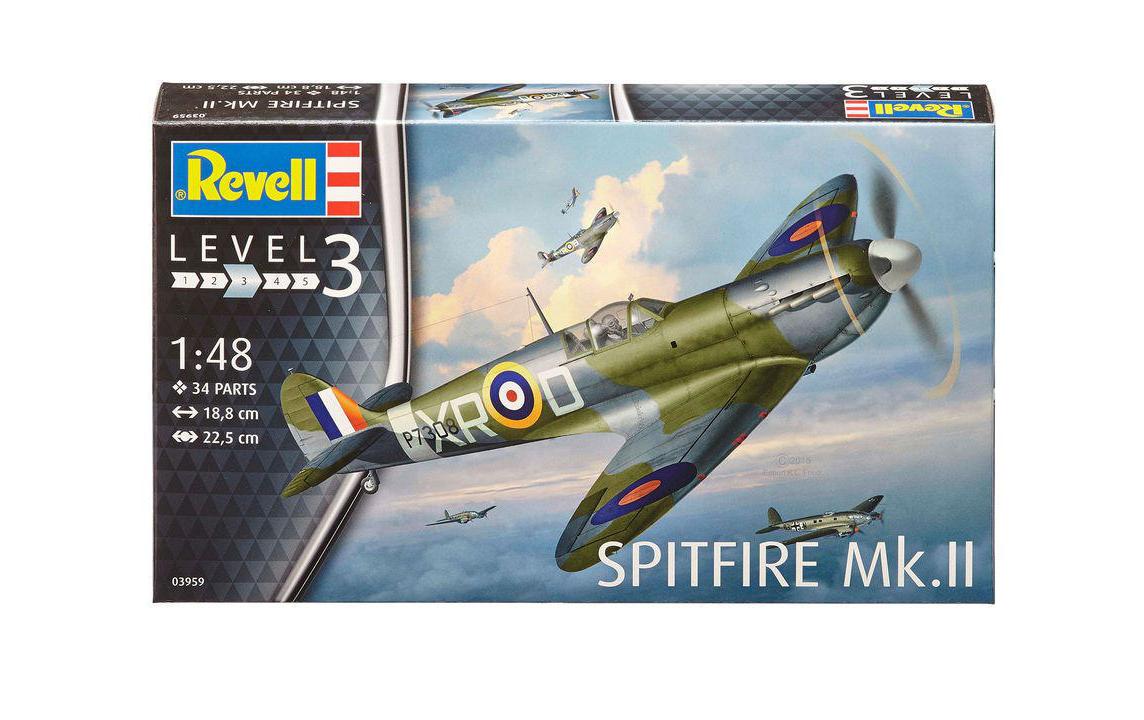Bausatz Spitfire Mk.II 1:48Kunststoff Modellbausatz