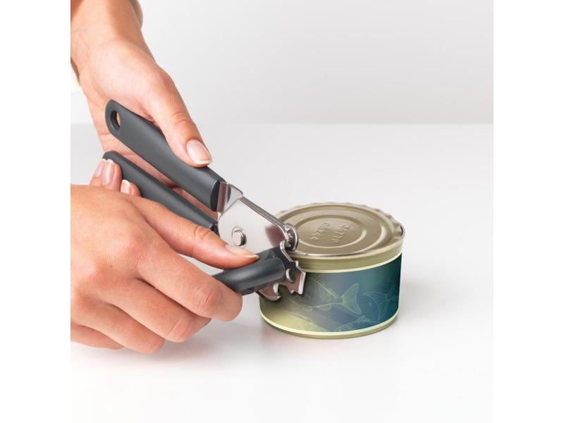 Brabantia Dosenöffner Tasty  Dark Grey Schwarzer Dosenöffner