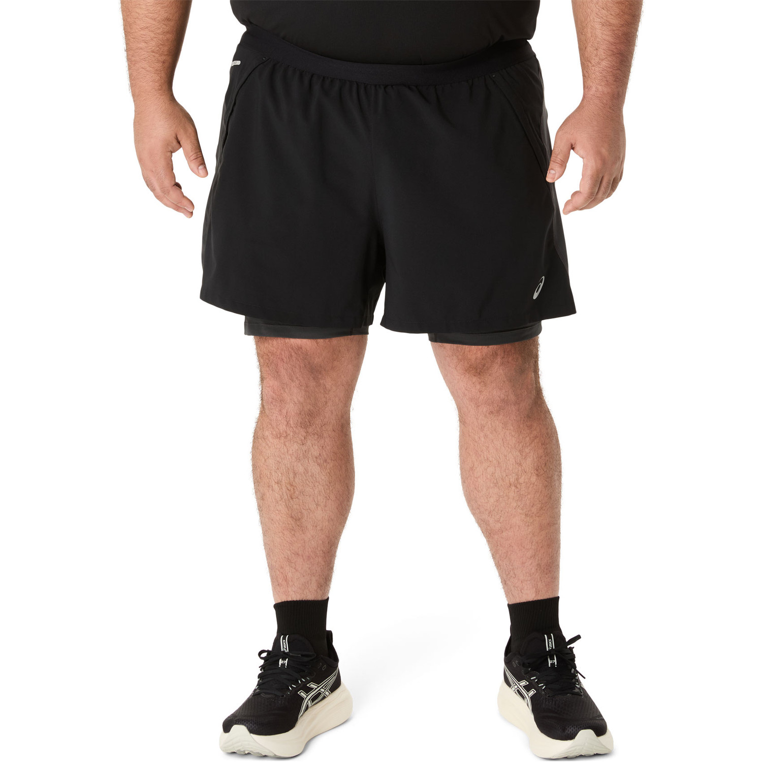 ASICS Shirt 2in1 Short Set Heren