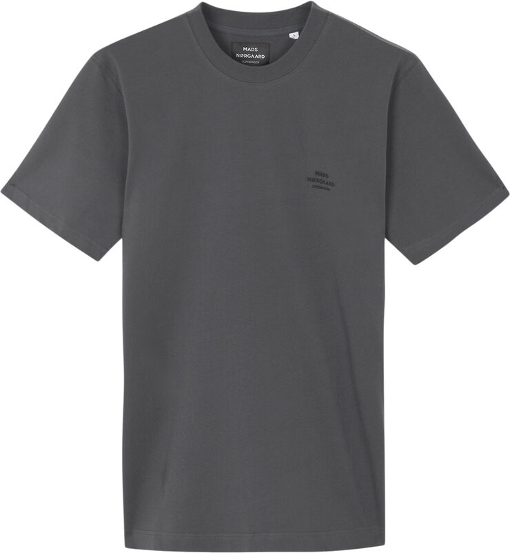 Mads Nørgaard - Copenhagen Cotton Jersey Frode Emb Logo Tee Sort