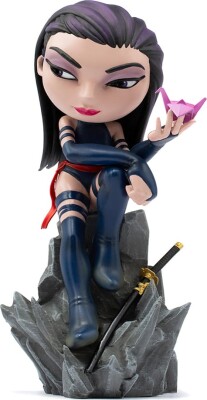 X-Men - Psylocke Statuette Figur - Minico - Iron Studios - 15 CM