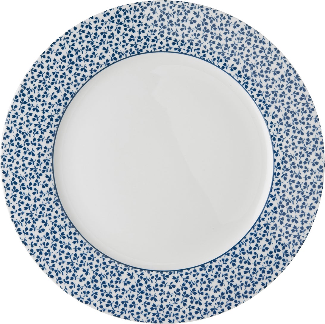 Laura Ashley bord Floris blauw D 26 H 1,9 cm
