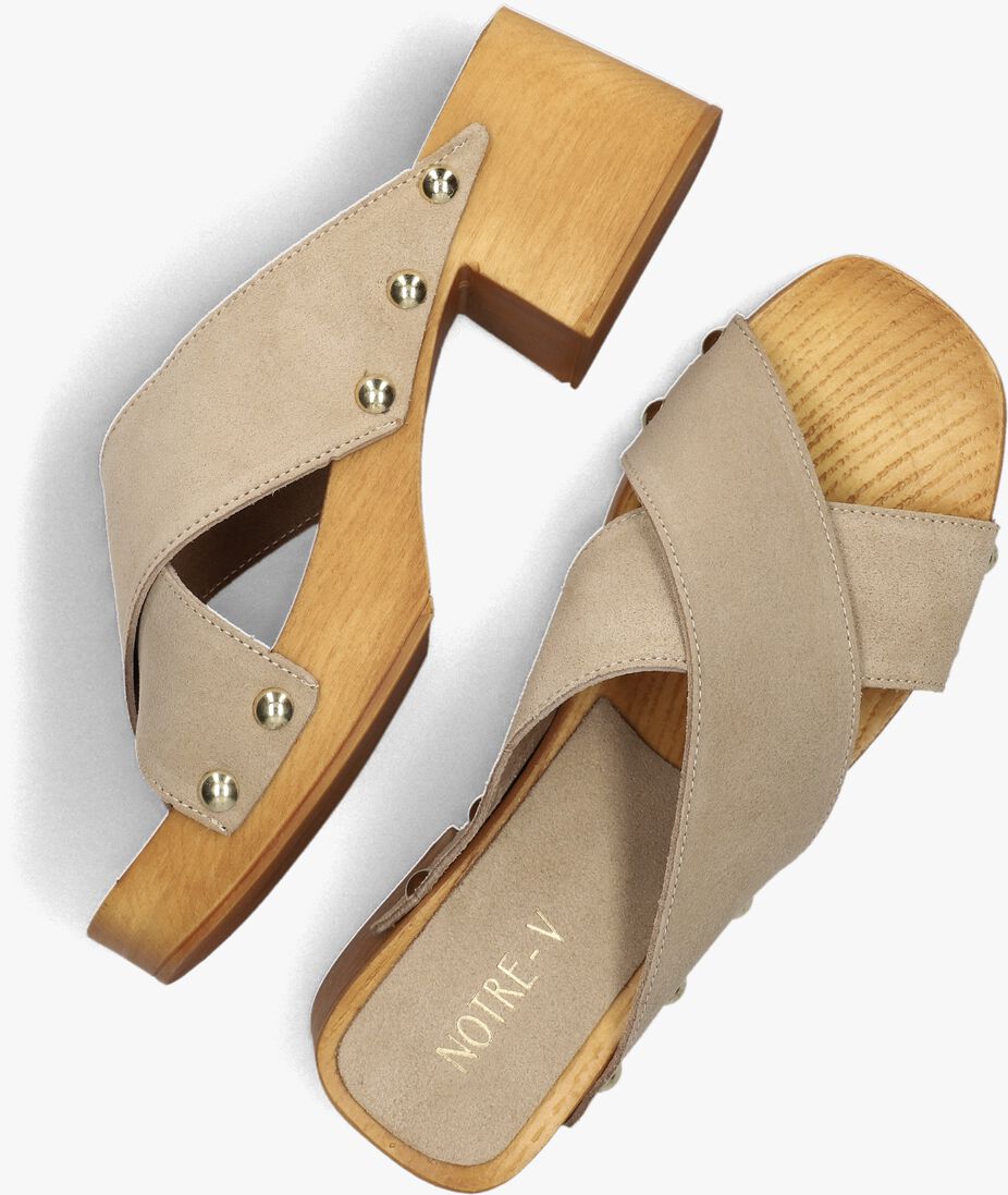 NOTRE-V beige notre-v muiltjes 8782