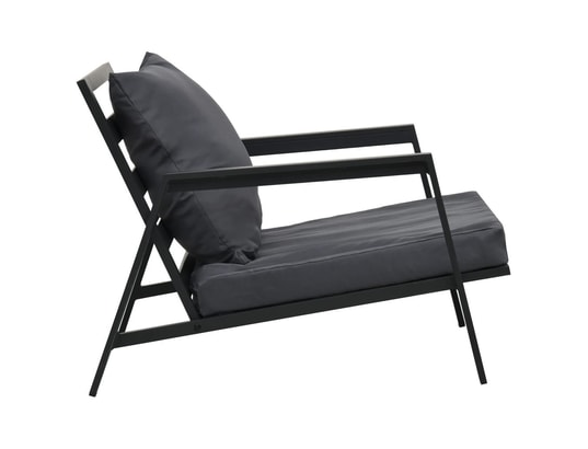 LES TENDANCES - Salon extérieur Salon de jardin-gris-4 places-151x96x70-251281