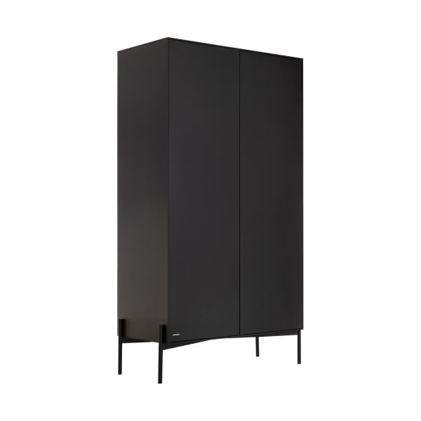 Kidsmill Boutique Kledingkast 2-Deurs Zwart Mat