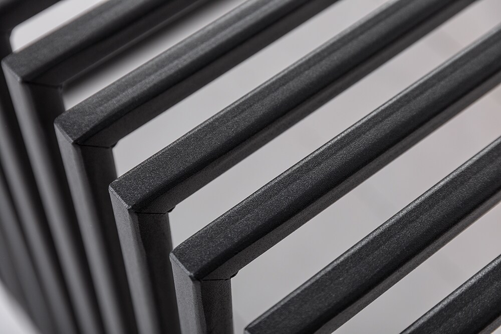 riess-ambiente Couchtisch ARCHITECTURE - 100cm Eiche geölt schwarzes Metallgestell Massivholz