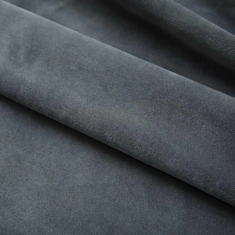 vidaXL - Gordijn - Antraciet - Fluweel - 140 x 245 cm - 2 stuks