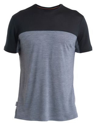 T-Shirt Technique Icebreaker Merinos 125 Cool-Lite Sphere III Gris/Noir
