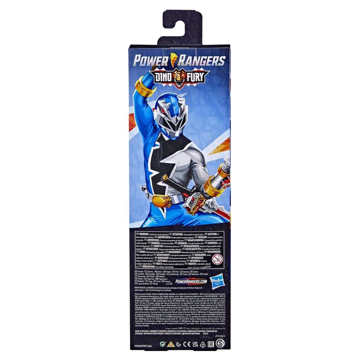 Power Rangers Dino Fury bleu