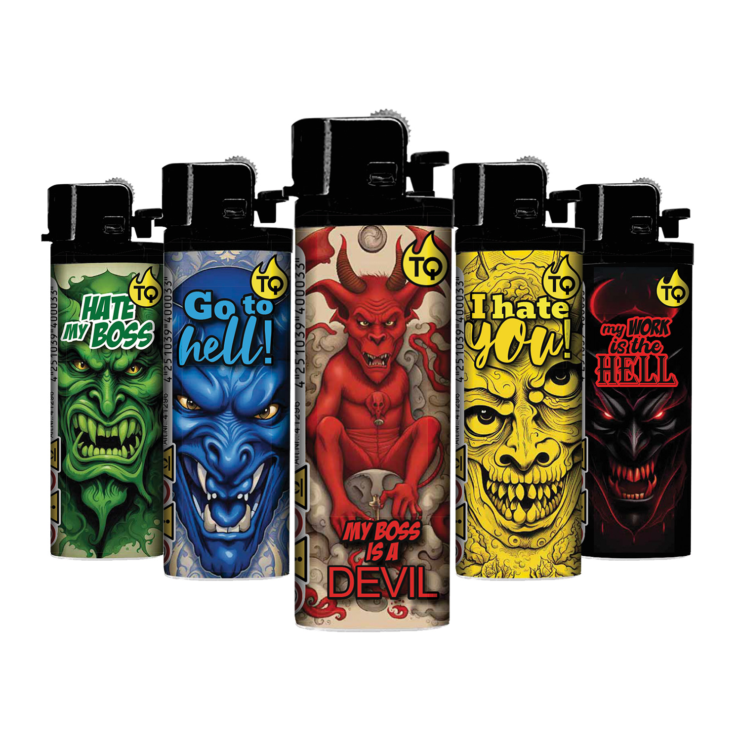 50x TobaliQ Feuerzeug Devil in Hell