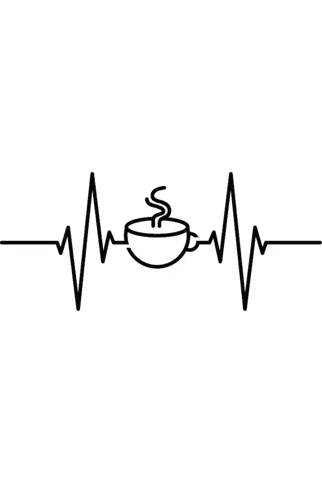 queence Wanddekoobjekt »Kaffee« Stahlschild, Blechschild, Spruch, Witzig, Wanddeko, retro, 20x30cm