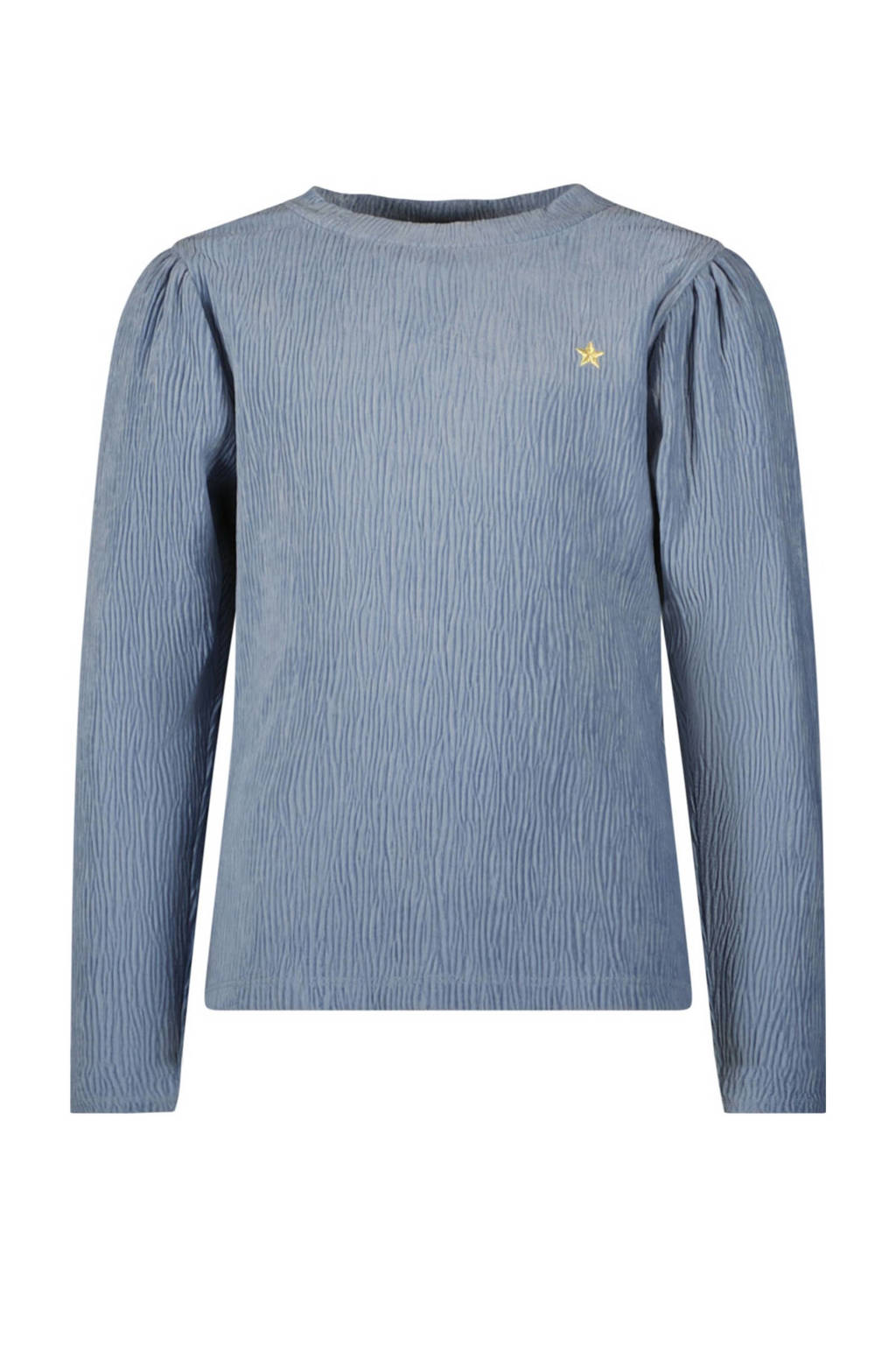 Like Flo top Esmay met all over print lichtblauw