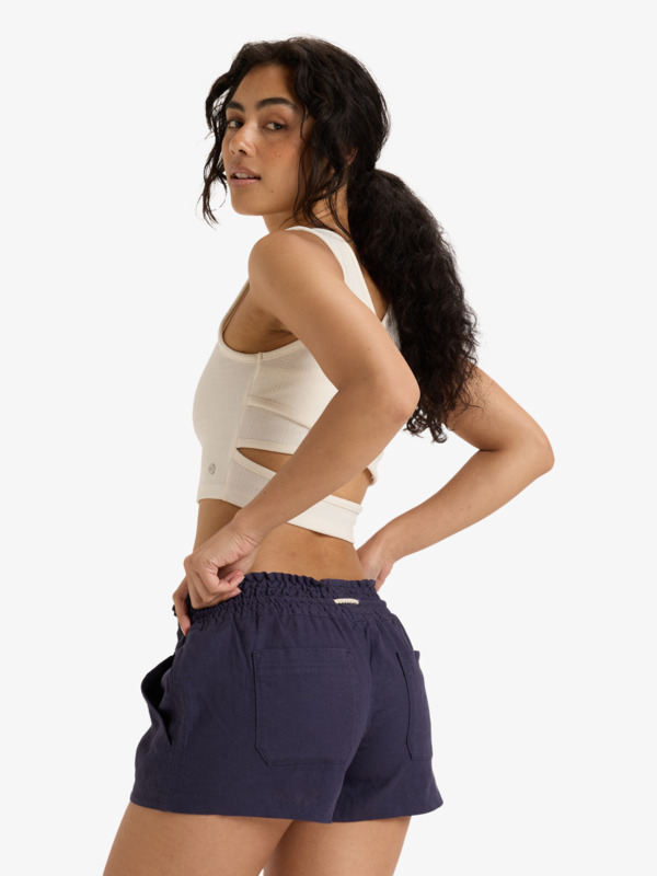 Oceanside Short de plage Bleu Femme