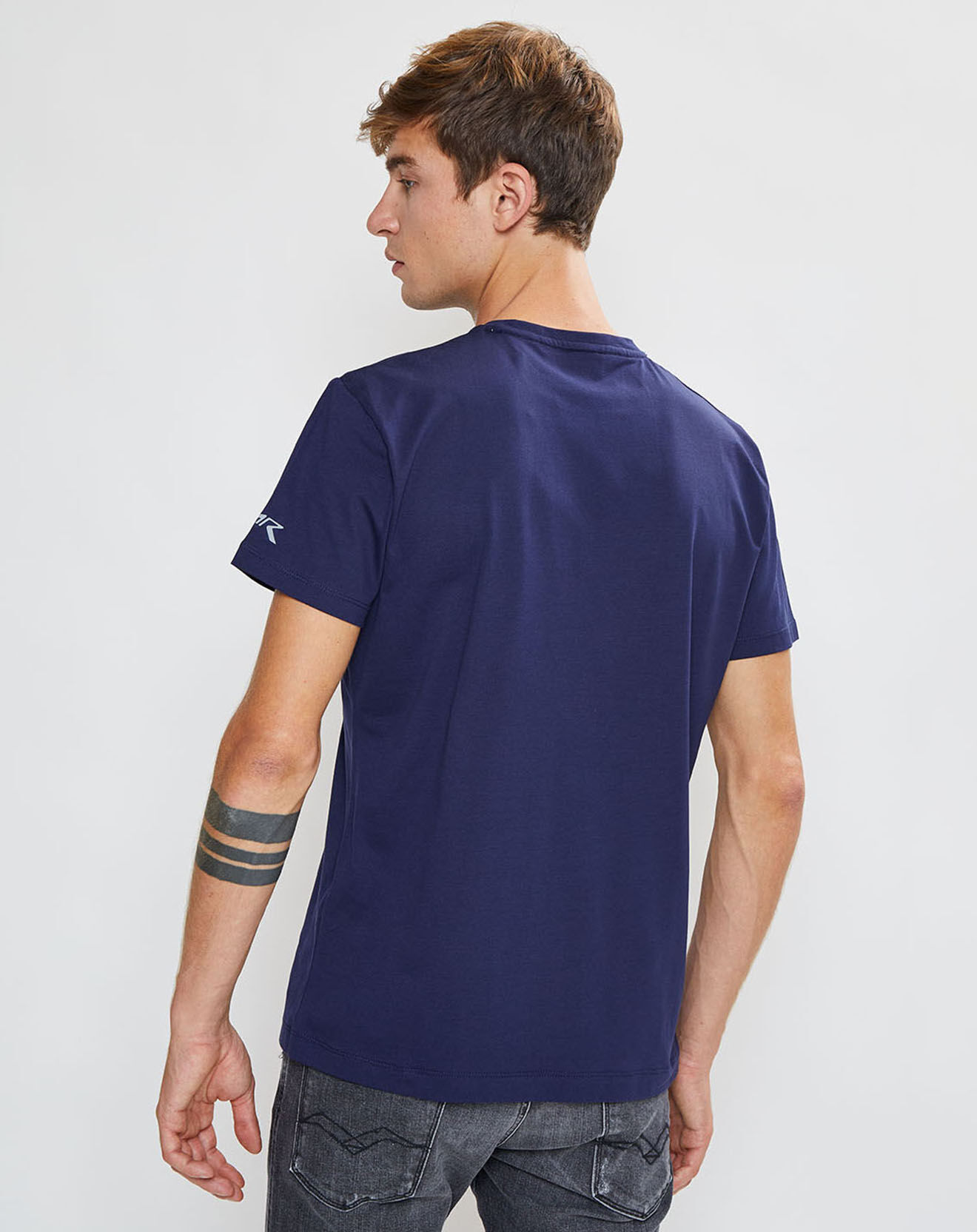 Hackett London T-Shirt Logo Aston Martin Racing bleu