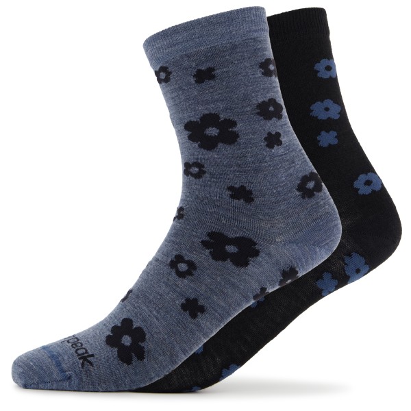 Heber Peak - Merino SylvaHe. Flower Socks 2-Pack - Chaussettes multifonctions