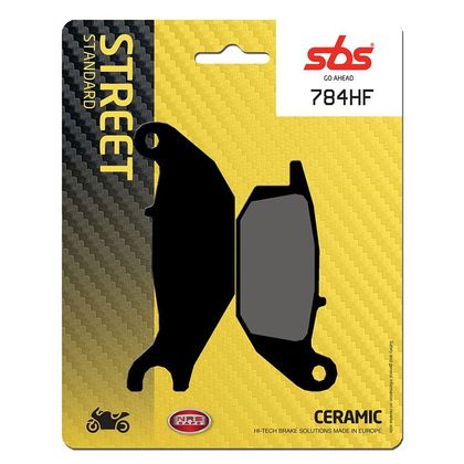 Plaquettes de freins SBS 784HF Organique arrière