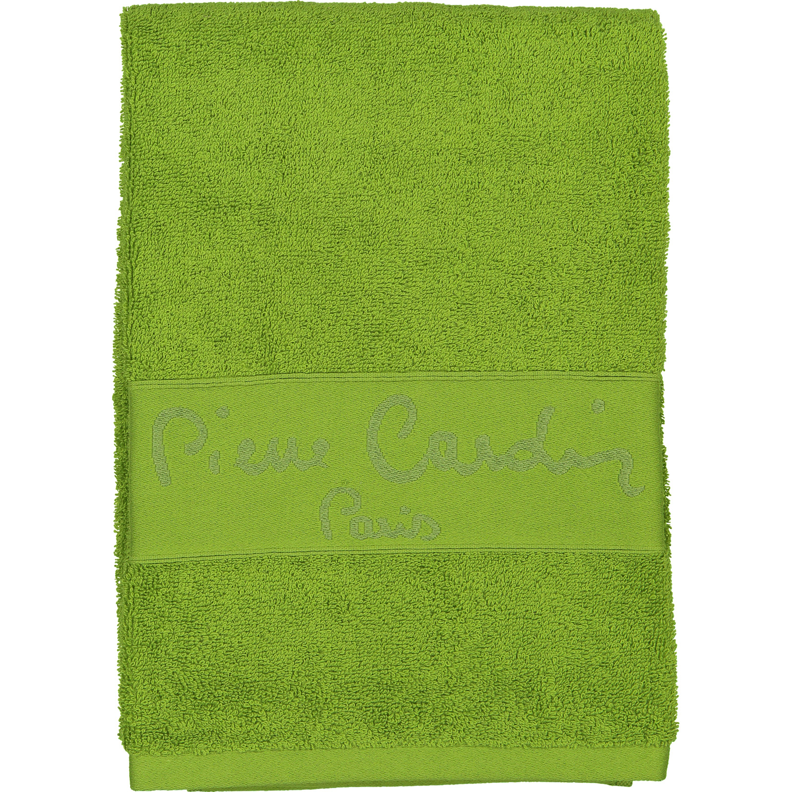 Pierre Cardin Duschtuch Frottee 70 x 140 cm mit Stickerei beige