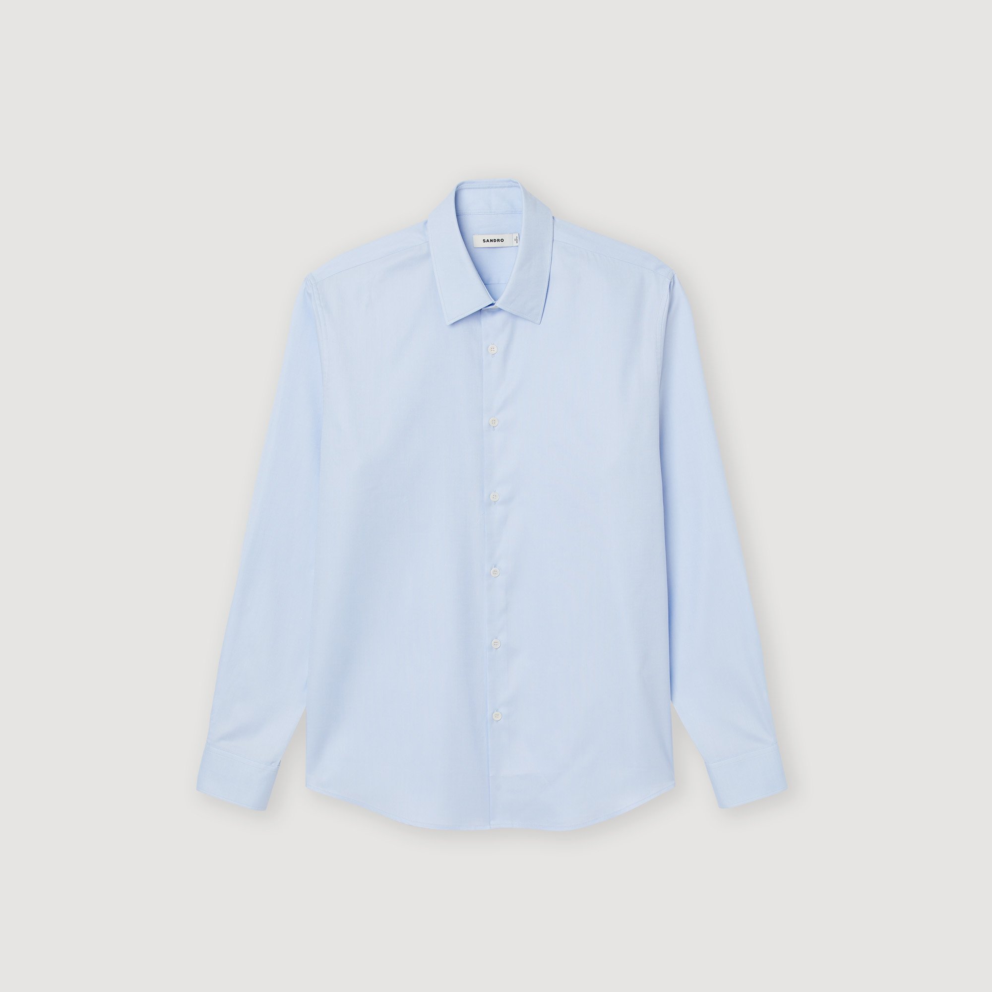 Chemise coupe classique en coton
