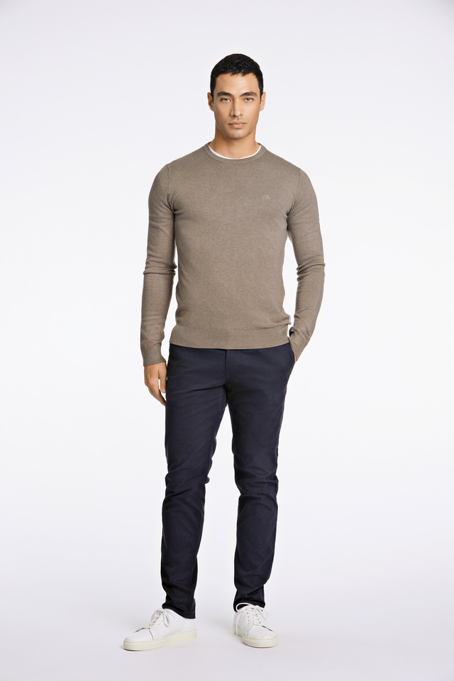 LINDBERGH Strickpullover , mit Logo-Stickerei