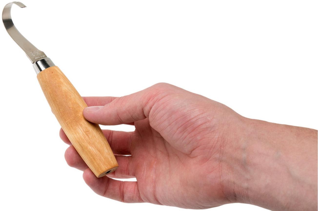 Morakniv Hook Knife 164 lepelmes, linkshandig, met schede