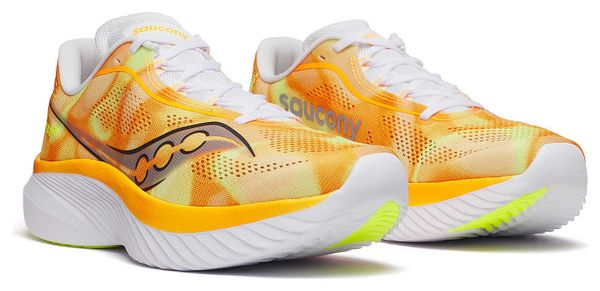 Chaussures Running Saucony Kinvara 15 Orange/Blanc Homme