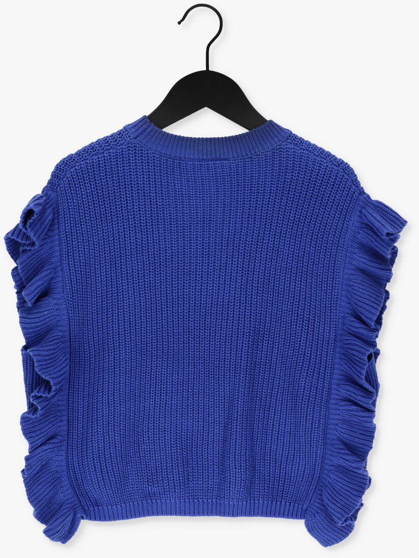 CARLIJNQ blauwe carlijnq trui spencer - cobalt blue
