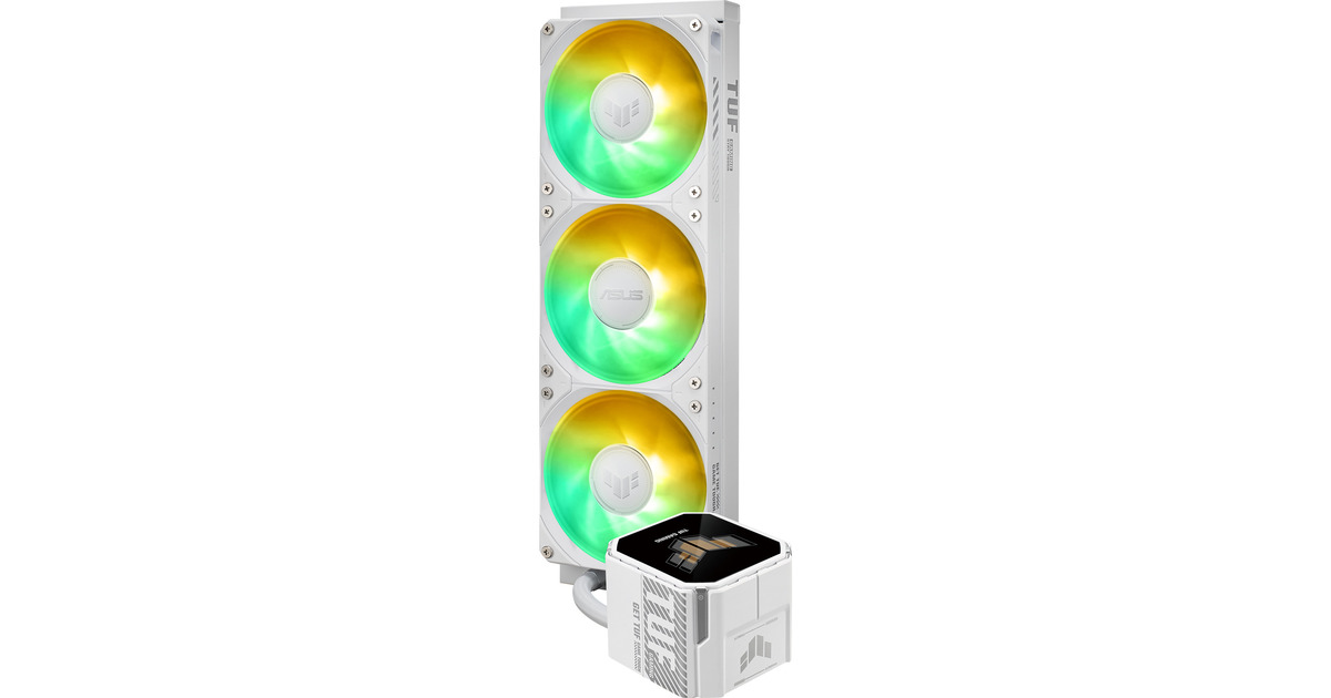 ASUSTUF Gaming LC III 360 ARGB LCD White Edition waterkoeling  (Wit)