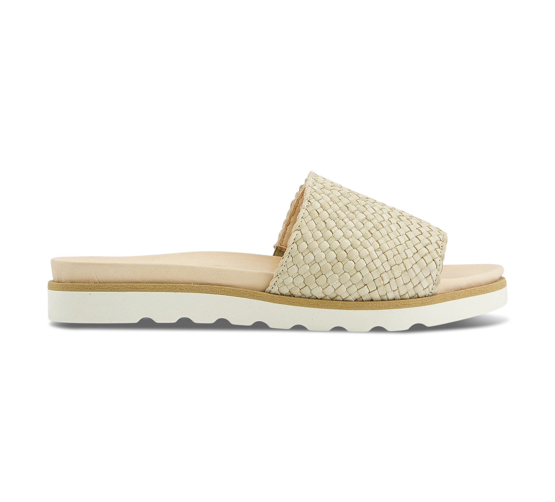 Werner Edelröschen - Pantoletten beige/taupe