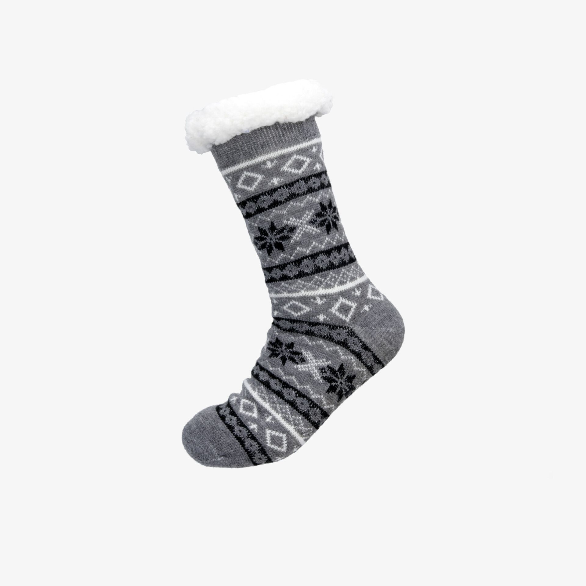 XSRY Herren Kuschelsocken grau
