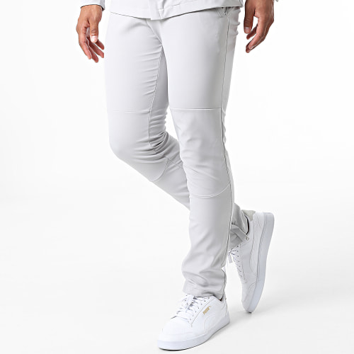 Ensemble Veste Zippée Et Pantalon LL654 Gris