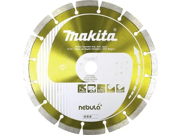 Makita Nebula - Diamantskæreskive - for beton, kalksten, forstærket beton, mursten, finkornet sandsten - 230 mm