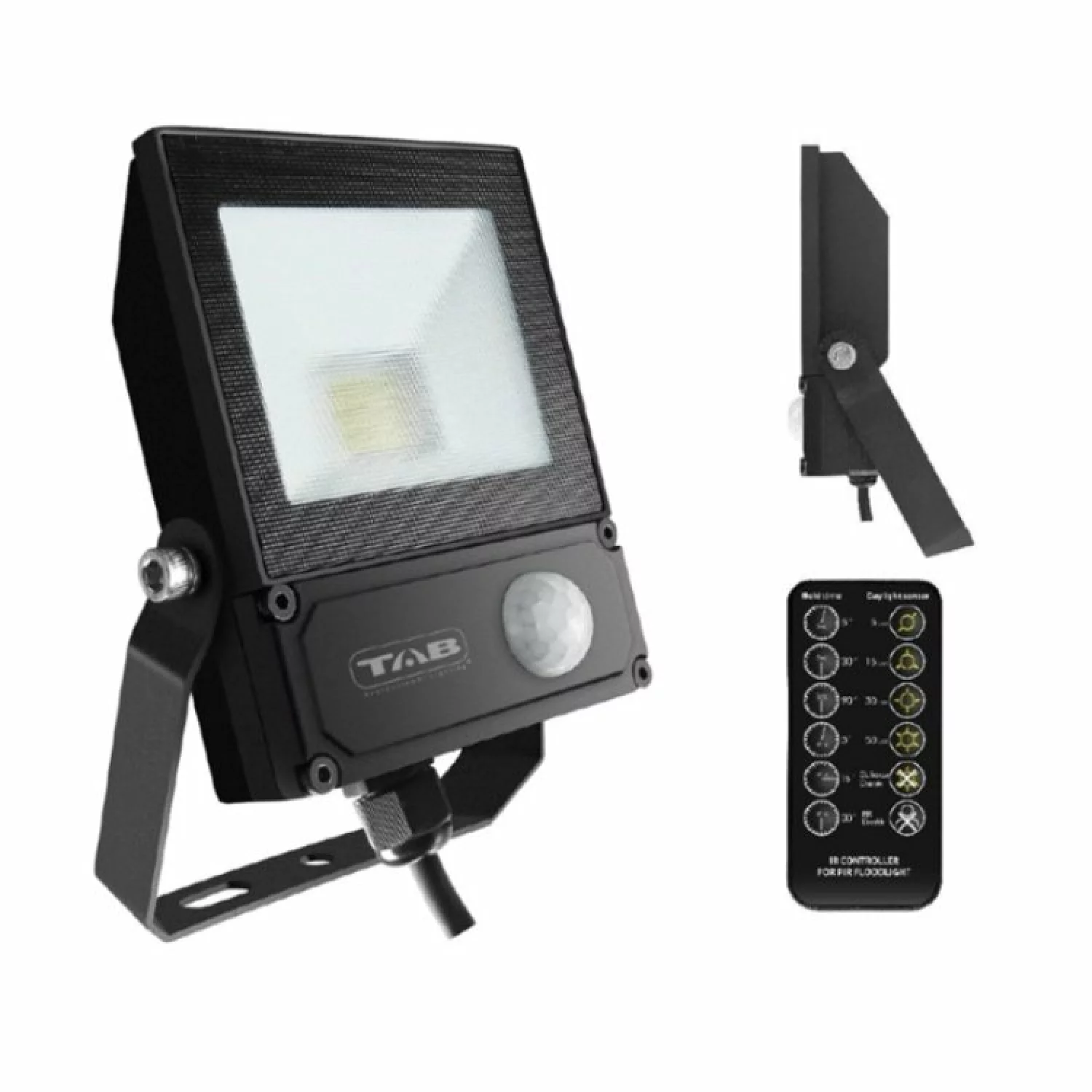 TAB Professional Lighting TAB45010S Ledstraler met bewegingssensor - 10W - 1000Lm - 230V