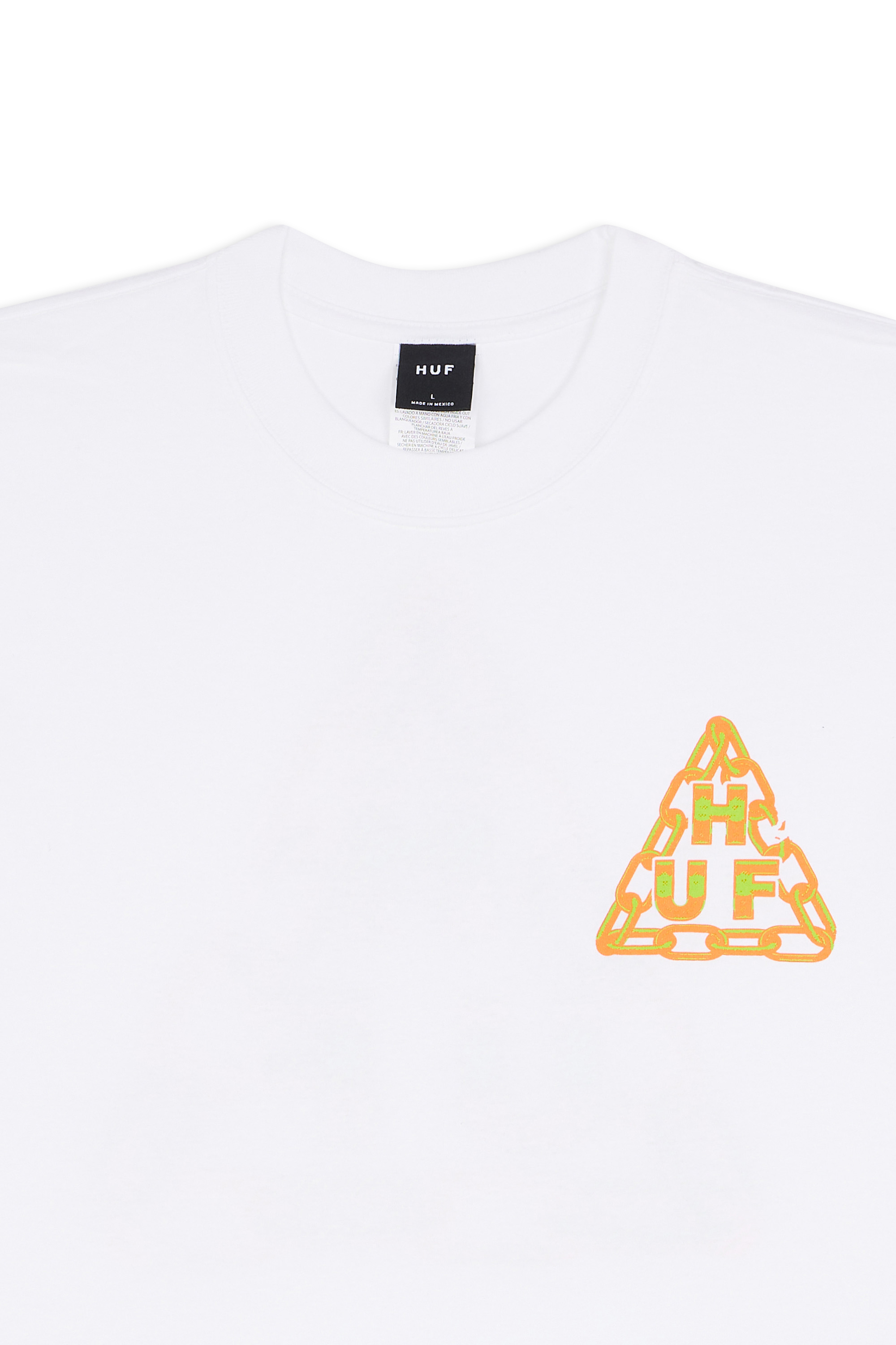 HUF T-shirt  HARD LINKS Blanc