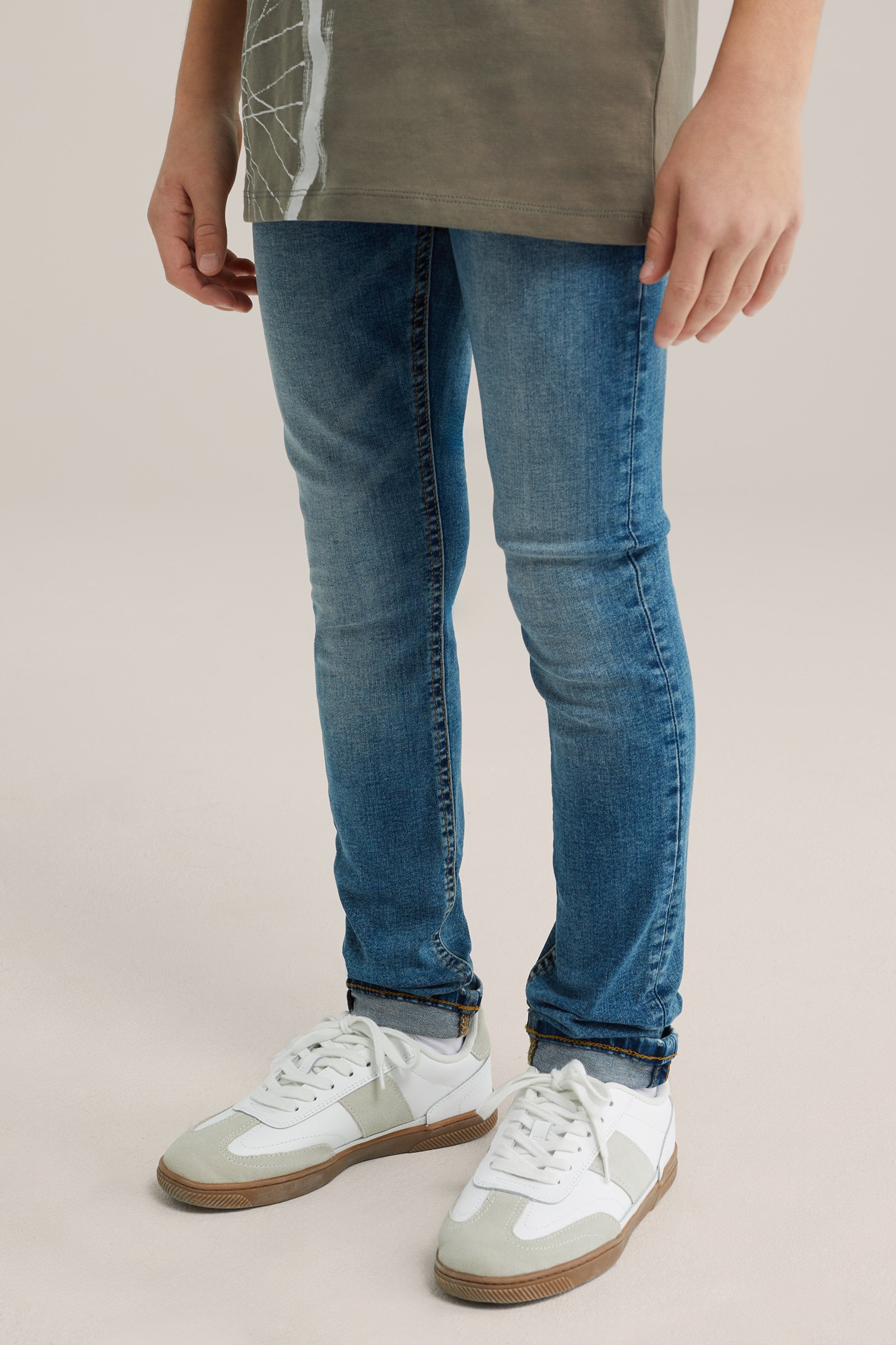 Jongens skinny fit jeans met stretch Blue Ridge Blauw