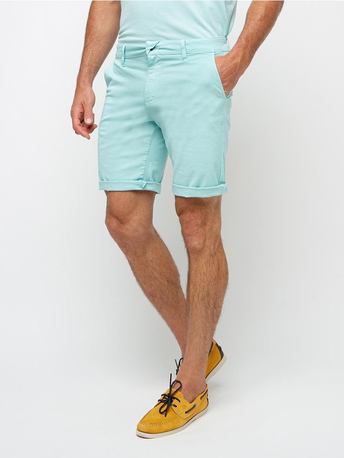 Shorts Homme Coton Biologique Bleu