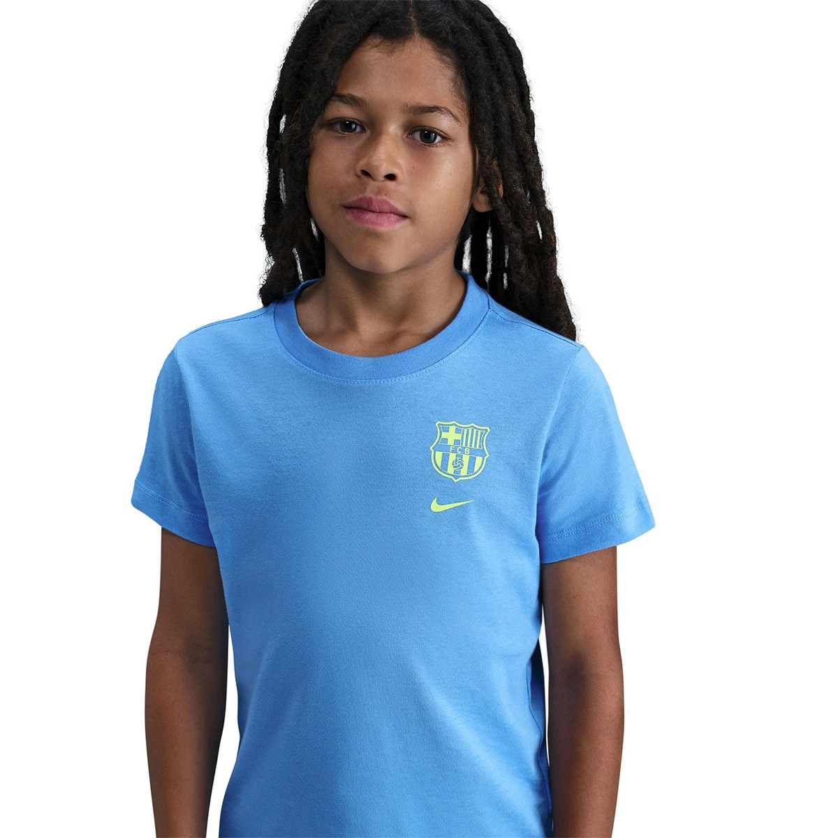 T-Shirt Nike FC Barcelona Fanswear 2025-2026 Criança