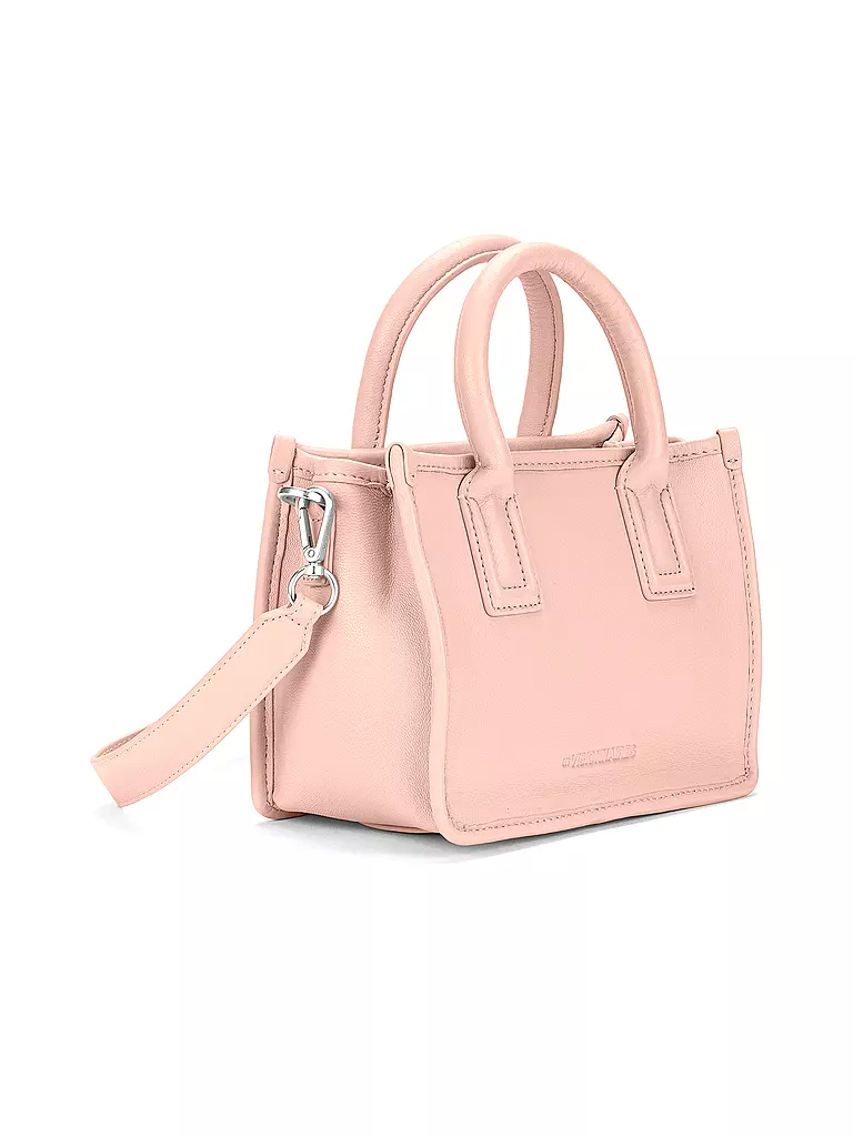 LES VISIONNAIRES Ledertasche - Tote Bag LENI SILKY Small rosa