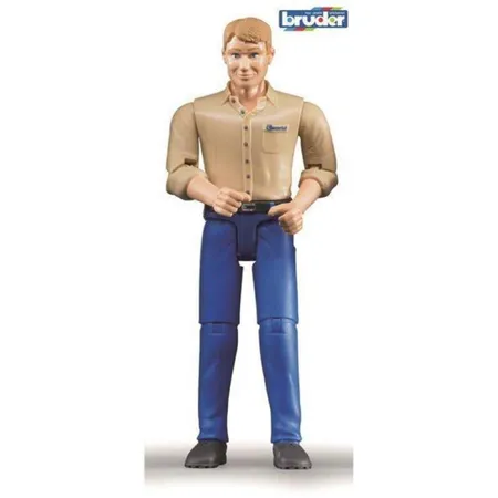 BRUDER® Figur Mann Helle Haut+Hose Blau