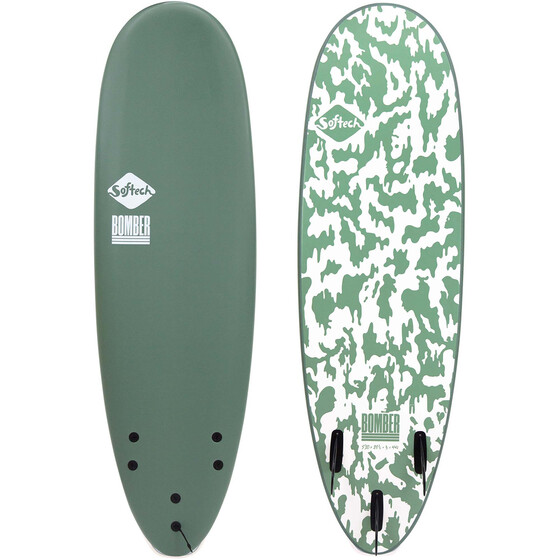 Softech Surfboard Bomber Smoke Green