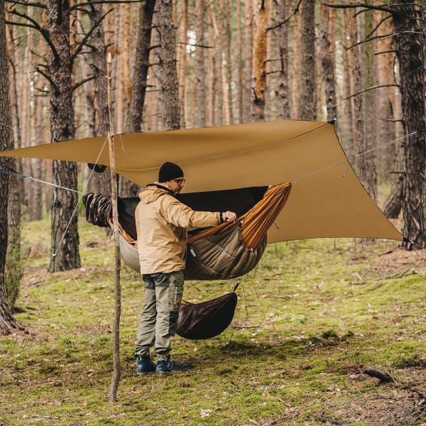 Hamac bivouac LESOVIK DRAKA GOLDEN BROWN