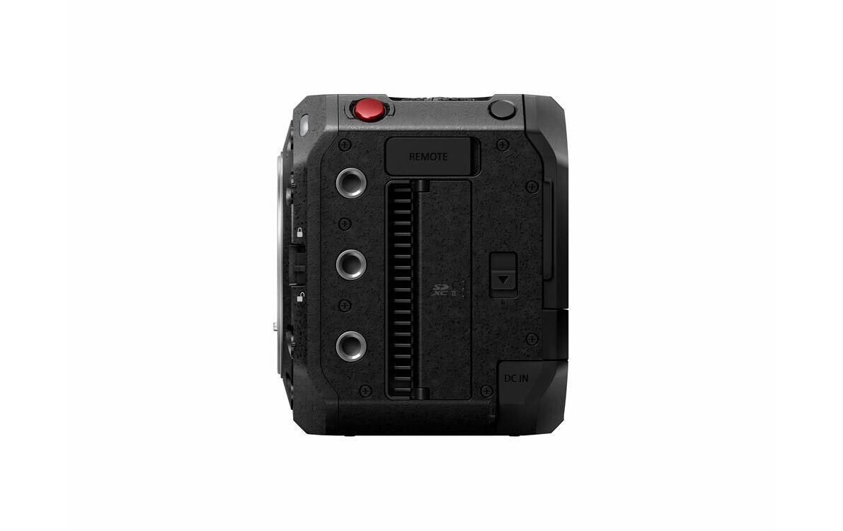 Videokamera DC-BS1HE<br>Spiegellose Kino- und Live-Vollformatkamera im Box-Style mit kompaktem Gehäuse sowie 10-Bit-Video mit 6K/24p bzw. 5.9K/30p und unbegrenzter Aufnahmezeit