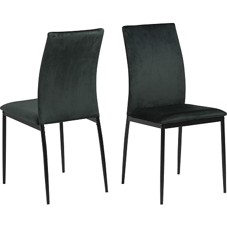 Demina spisebordsstol - mørkegrøn velour