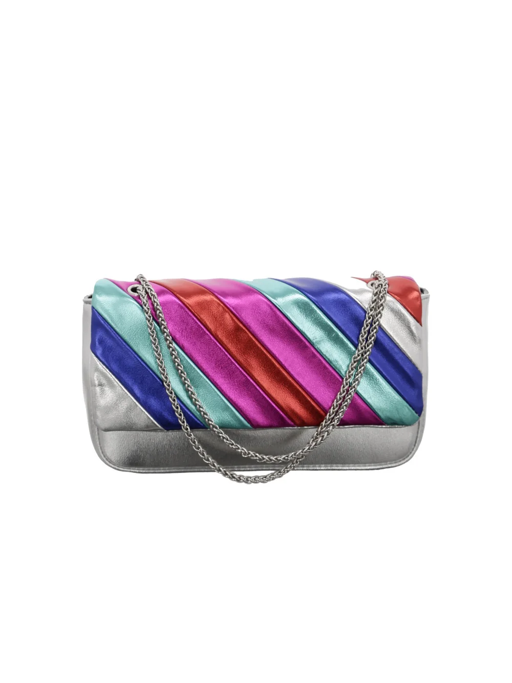 Handtasche Gala silber multi